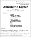 eine Anzeige