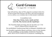 eine Anzeige