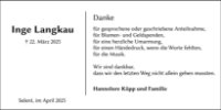 eine Anzeige