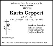 eine Anzeige