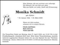 eine Anzeige
